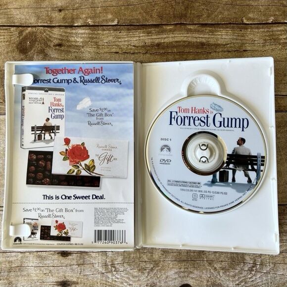 Forrest Gump (DVD, 1994, Widescreen) Special Collectors Edition 2 Disc Set - Picture 3 of 6